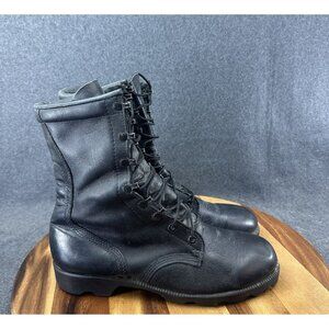 Vintage RO-Search Altama Military Black Leather Combat Boots USA Size 9.5W